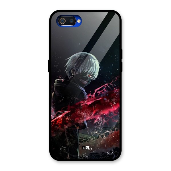 Amazing Ken Kaneki Glass Back Case for Realme C2