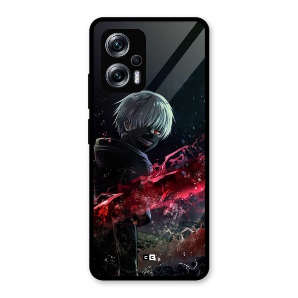 Amazing Ken Kaneki Glass Back Case for Redmi K50i