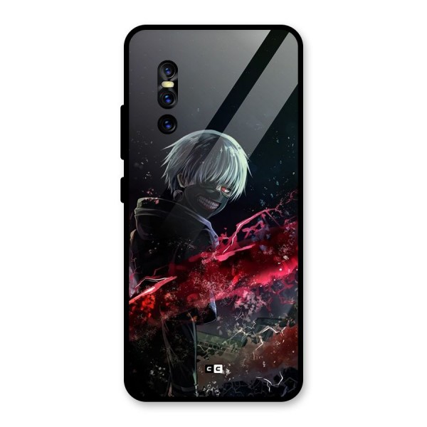 Amazing Ken Kaneki Glass Back Case for Vivo V15 Pro