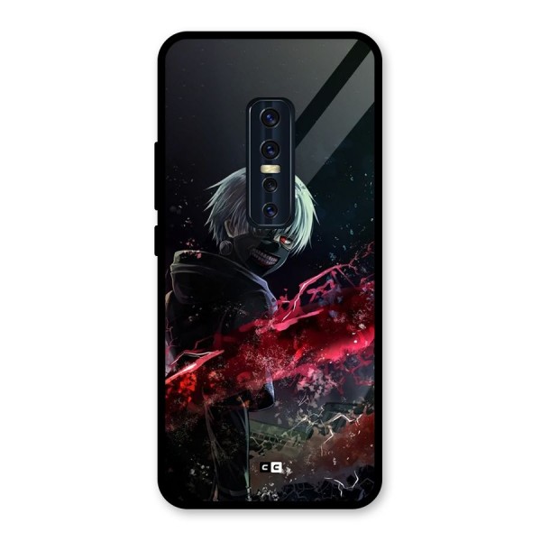 Amazing Ken Kaneki Glass Back Case for Vivo V17 Pro