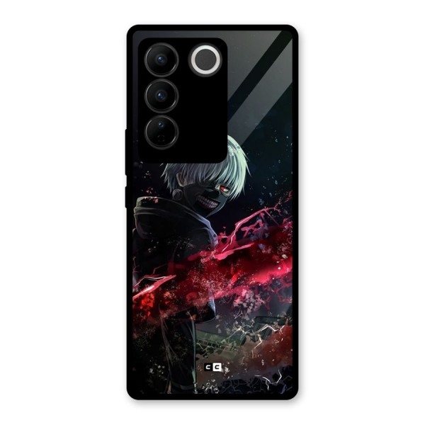 Amazing Ken Kaneki Glass Back Case for Vivo V27