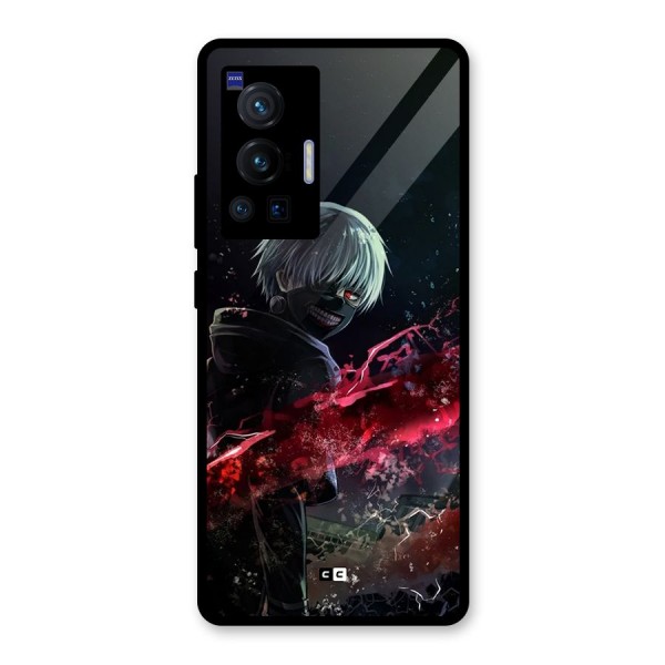 Amazing Ken Kaneki Glass Back Case for Vivo X70 Pro