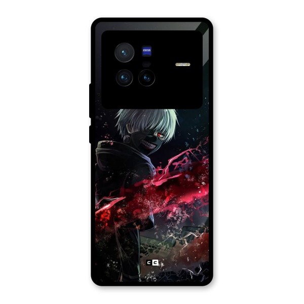 Amazing Ken Kaneki Glass Back Case for Vivo X80