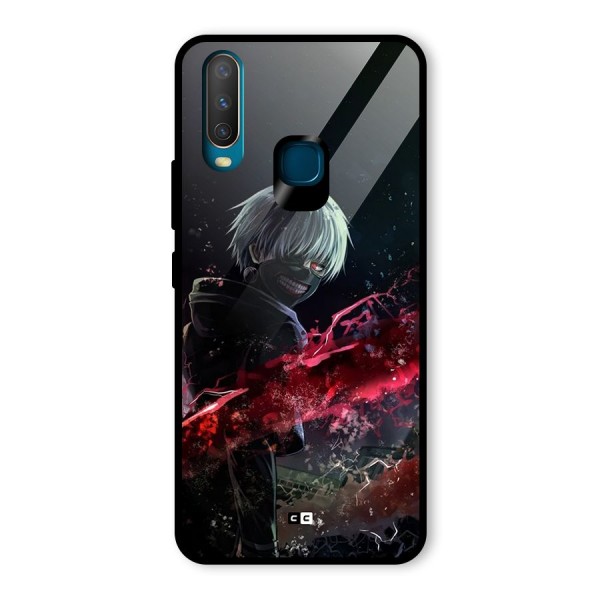 Amazing Ken Kaneki Glass Back Case for Vivo Y12