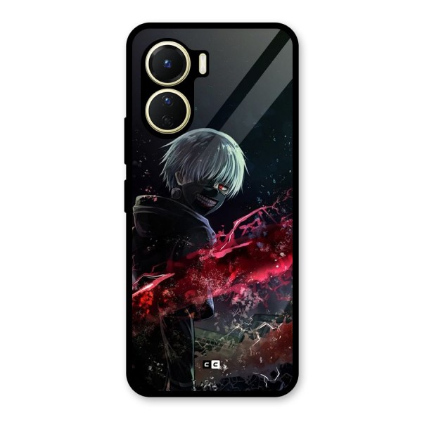 Amazing Ken Kaneki Glass Back Case for Vivo Y16