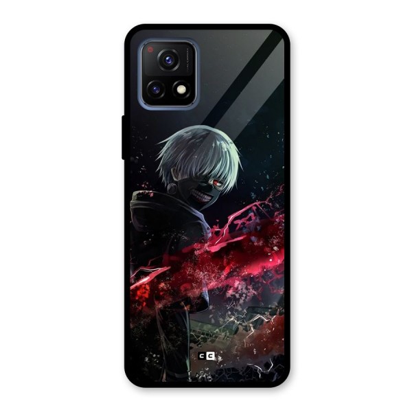 Amazing Ken Kaneki Glass Back Case for Vivo Y72 5G