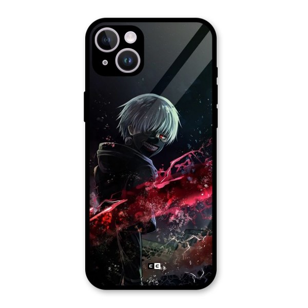 Amazing Ken Kaneki Glass Back Case for iPhone 14 Plus