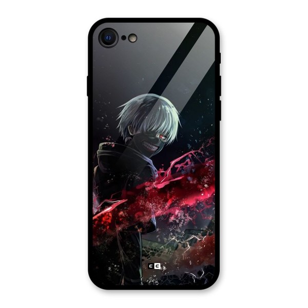 Amazing Ken Kaneki Glass Back Case for iPhone 8