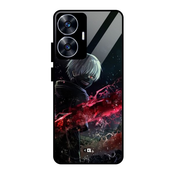 Amazing Ken Kaneki Glass Back Case for realme C55