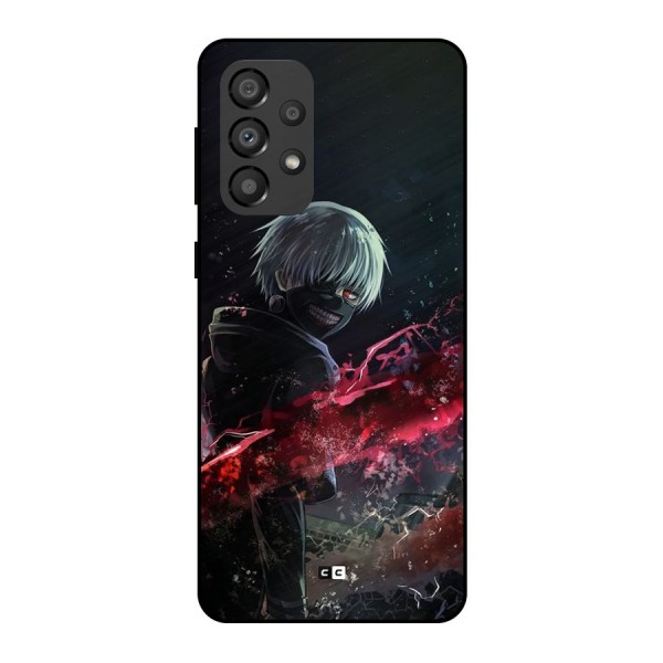 Amazing Ken Kaneki Metal Back Case for Galaxy A33 5G