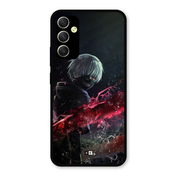 Amazing Ken Kaneki Metal Back Case for Galaxy A34