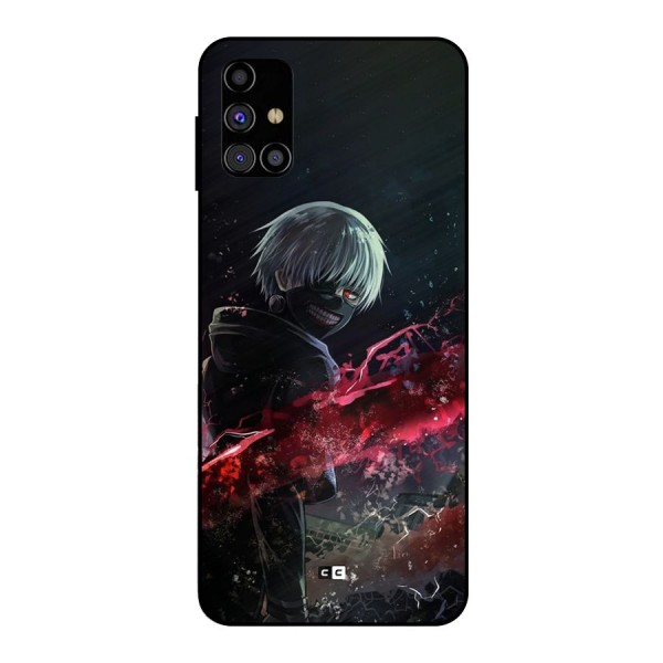 Amazing Ken Kaneki Metal Back Case for Galaxy M31s