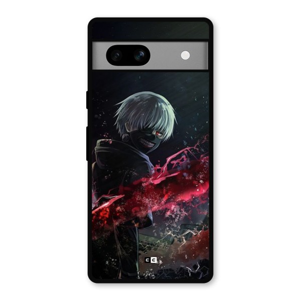 Amazing Ken Kaneki Metal Back Case for Google Pixel 7a