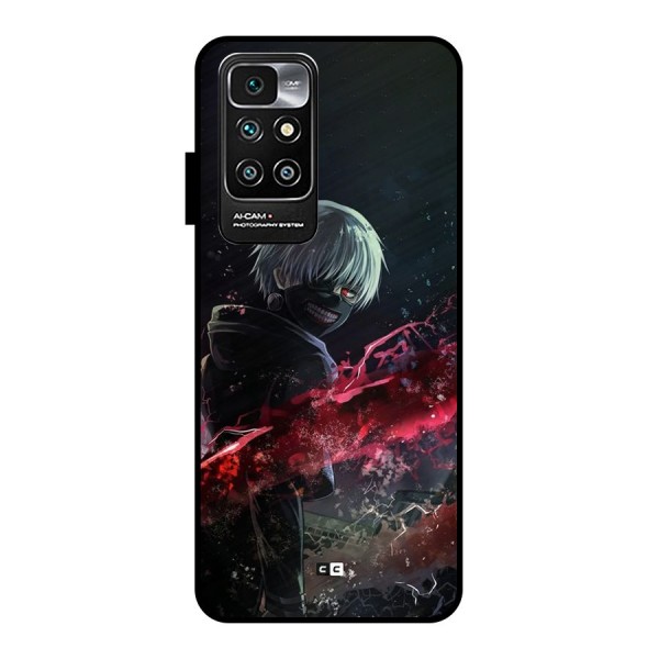 Amazing Ken Kaneki Metal Back Case for Redmi 10 Prime