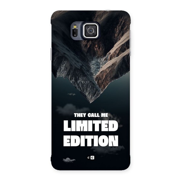 Amazing Limited Edition Back Case for Galaxy Alpha