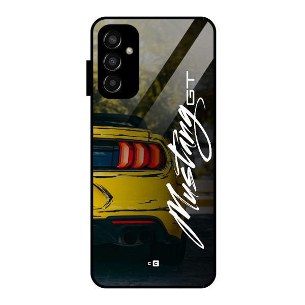 Amazing Mad Car Glass Back Case for Galaxy F13