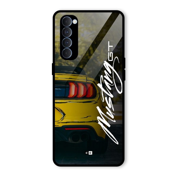 Amazing Mad Car Glass Back Case for Oppo Reno4 Pro