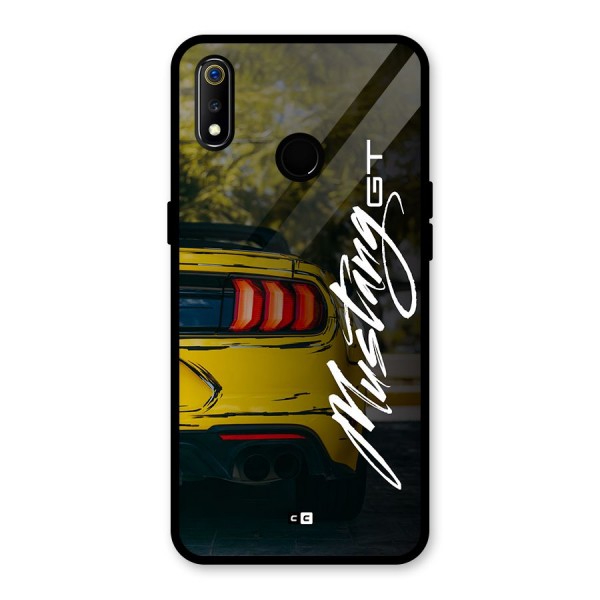 Amazing Mad Car Glass Back Case for Realme 3