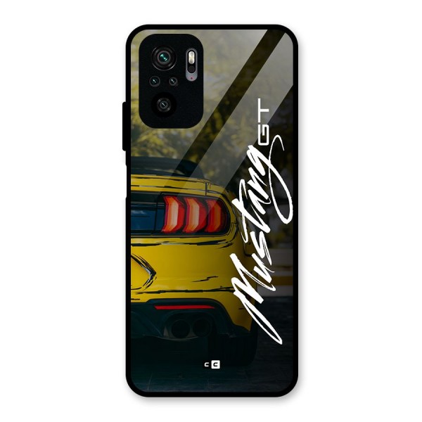 Amazing Mad Car Glass Back Case for Redmi Note 10