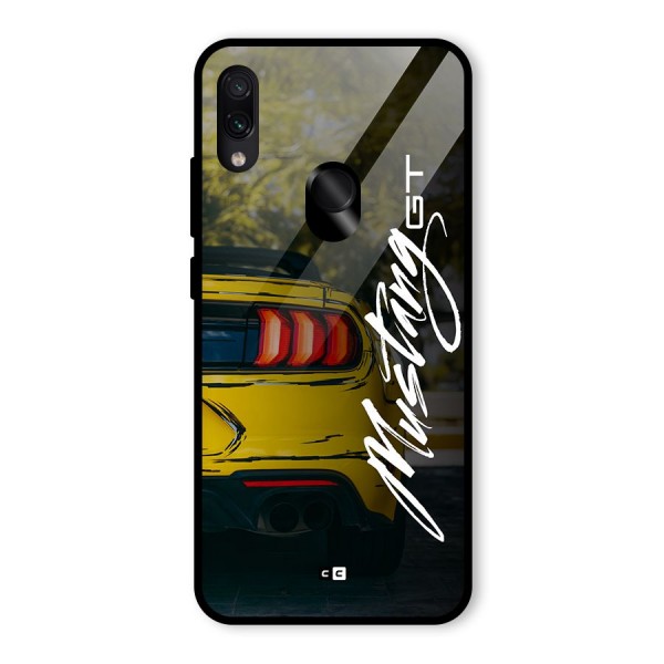 Amazing Mad Car Glass Back Case for Redmi Note 7