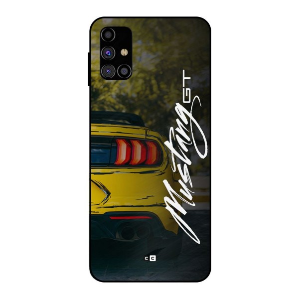 Amazing Mad Car Metal Back Case for Galaxy M31s