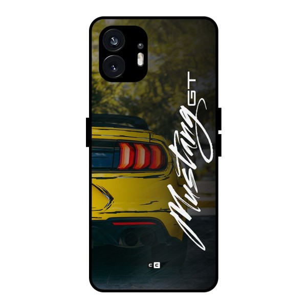 Amazing Mad Car Metal Back Case for Nothing Phone 2