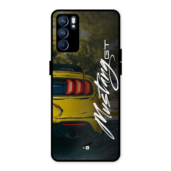 Amazing Mad Car Metal Back Case for Oppo Reno6 5G