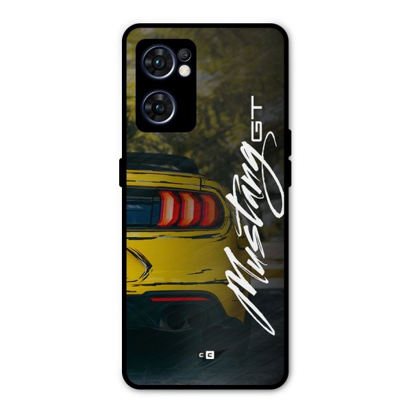 Amazing Mad Car Metal Back Case for Oppo Reno7 5G