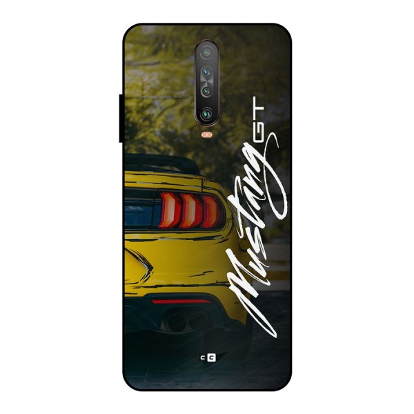 Amazing Mad Car Metal Back Case for Poco X2