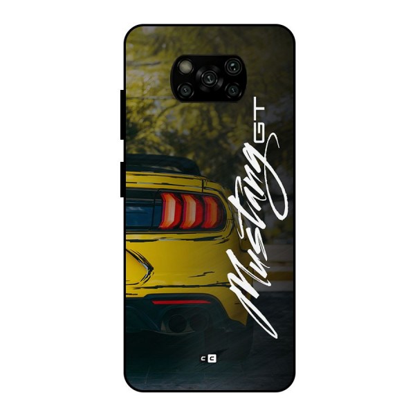 Amazing Mad Car Metal Back Case for Poco X3