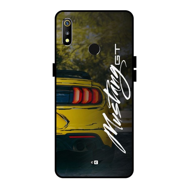 Amazing Mad Car Metal Back Case for Realme 3