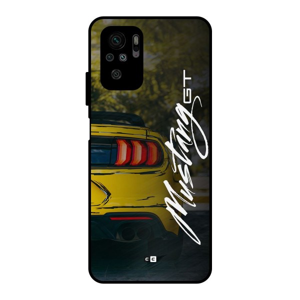 Amazing Mad Car Metal Back Case for Redmi Note 10