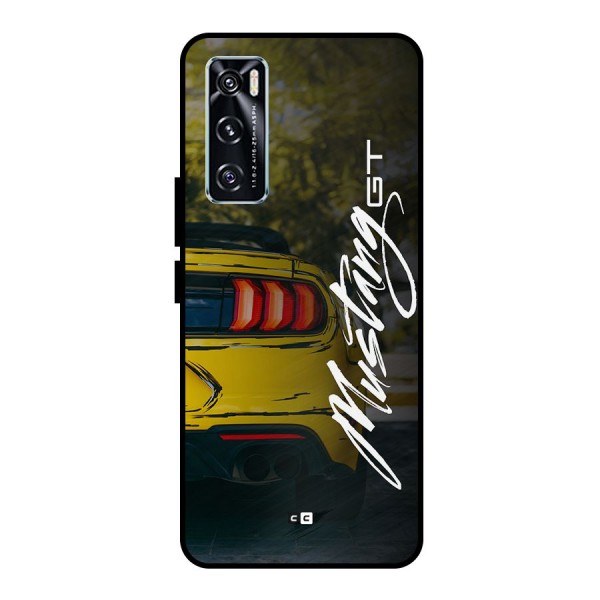 Amazing Mad Car Metal Back Case for Vivo V20 SE