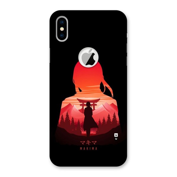 Amazing Makima Back Case for iPhone XS Logo Cut