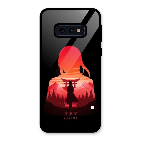 Amazing Makima Glass Back Case for Galaxy S10e