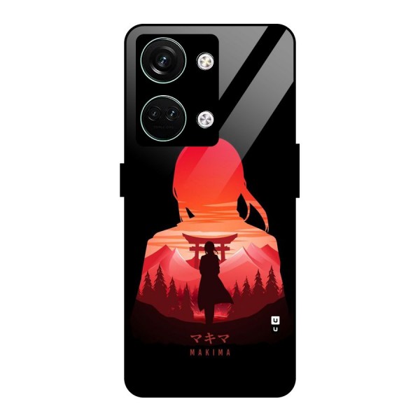 Amazing Makima Glass Back Case for Oneplus Nord 3