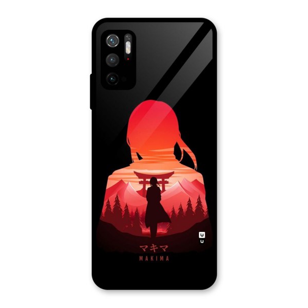 Amazing Makima Glass Back Case for Poco M3 Pro 5G