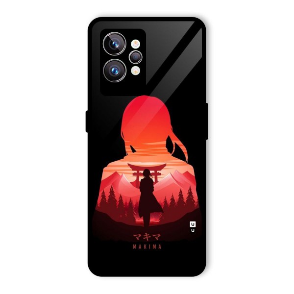 Amazing Makima Glass Back Case for Realme GT2 Pro