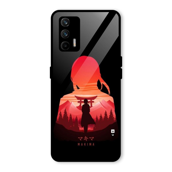 Amazing Makima Glass Back Case for Realme GT 5G