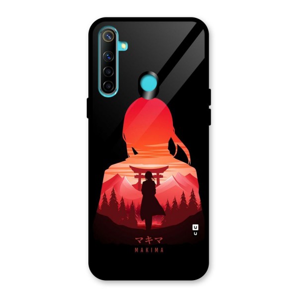 Amazing Makima Glass Back Case for Realme Narzo 10