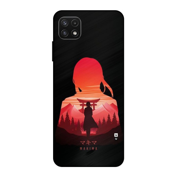 Amazing Makima Metal Back Case for Galaxy A22 5G