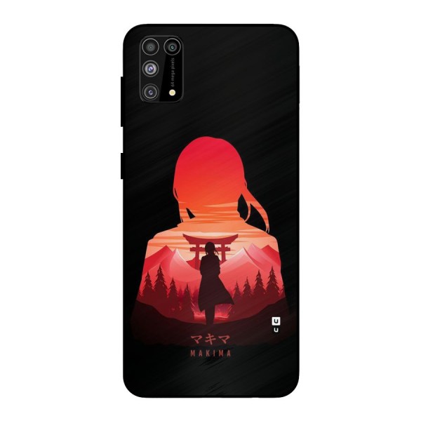 Amazing Makima Metal Back Case for Galaxy M31