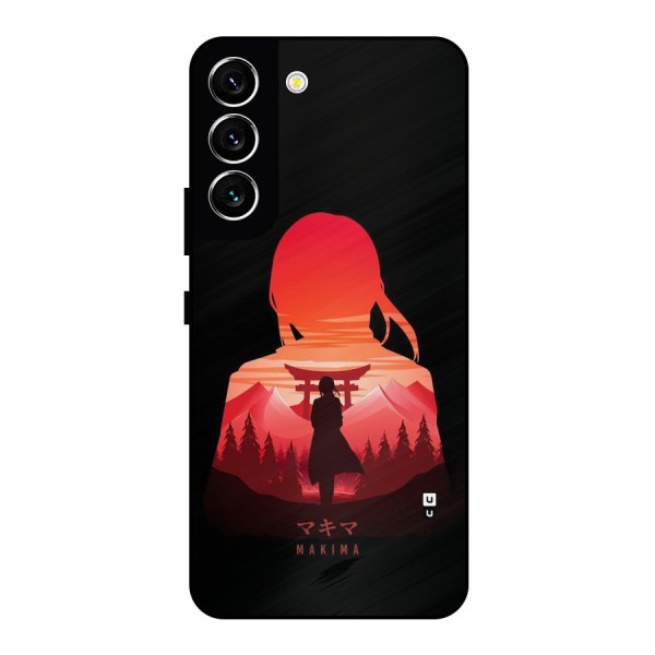 Amazing Makima Metal Back Case for Galaxy S22 5G