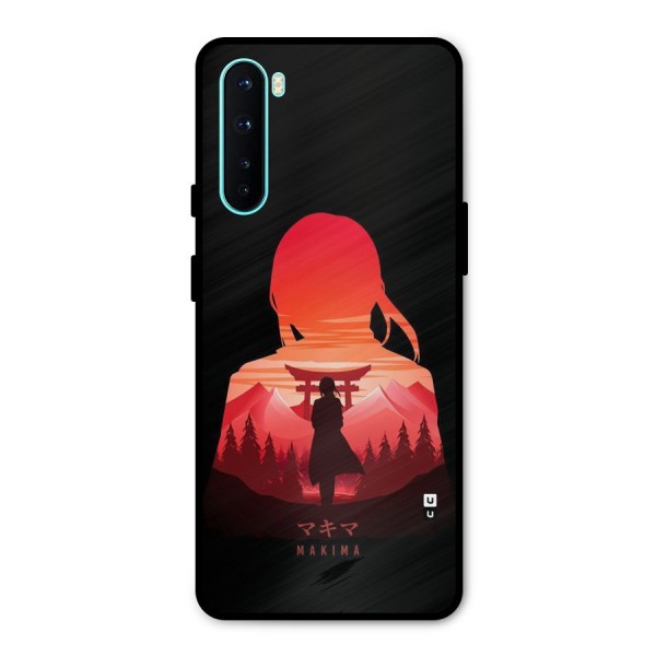 Amazing Makima Metal Back Case for OnePlus Nord