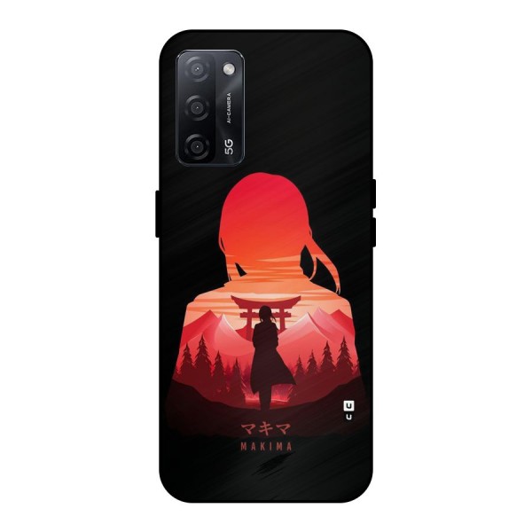 Amazing Makima Metal Back Case for Oppo A53s 5G