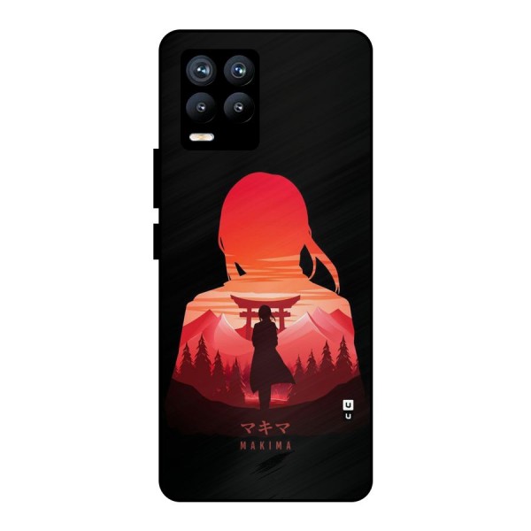 Amazing Makima Metal Back Case for Realme 8