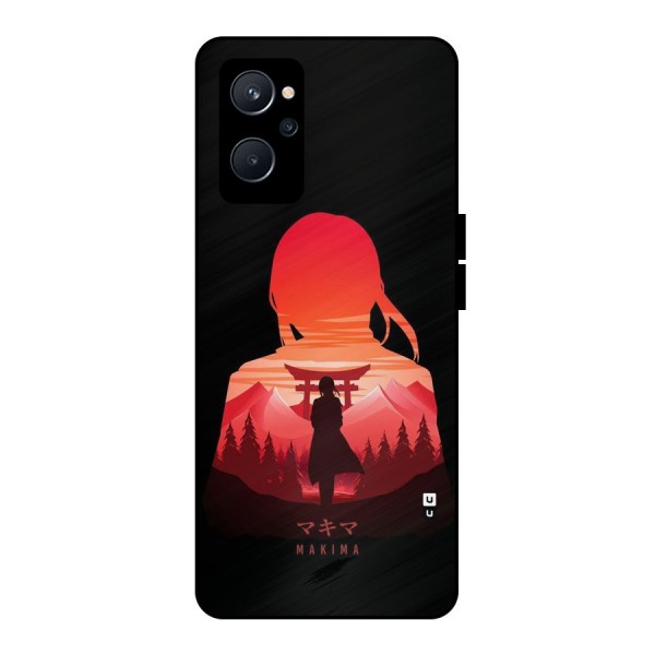 Amazing Makima Metal Back Case for Realme 9i 5G