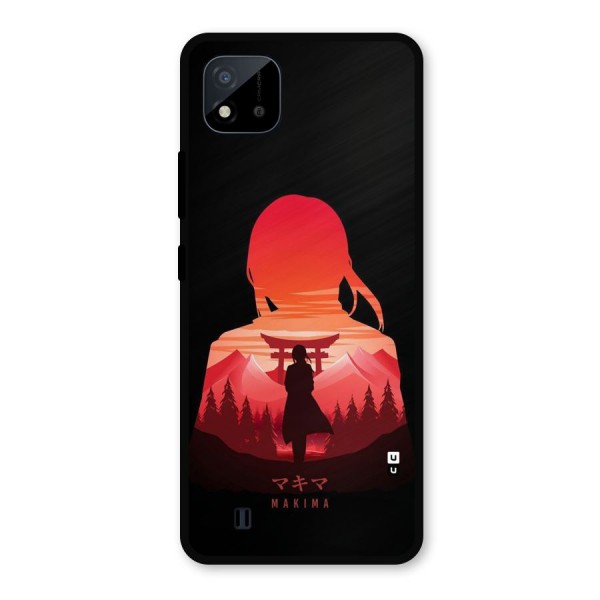 Amazing Makima Metal Back Case for Realme C11 2021