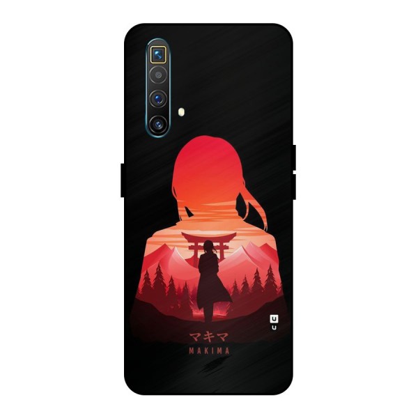 Amazing Makima Metal Back Case for Realme X3 SuperZoom