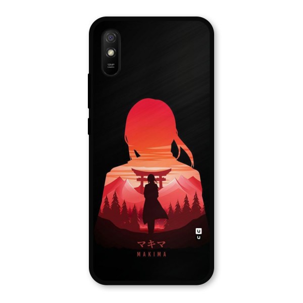 Amazing Makima Metal Back Case for Redmi 9i